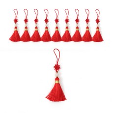 홈앤라이프 短流蘇, 紅色, 10個