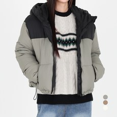 닷이프 여성용 위드 루즈핏 숏패딩 O24FW1-A1196
