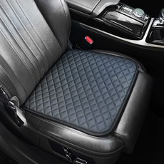 GMZ MOTORS Uptension 車用皮革坐墊, 黑色, 1個