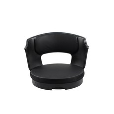 등받이 좌식의자 WS-270, 블랙, 1개