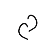 SONICAST HAKEN 耳掛, 單一商品, 單一顏色, 1個