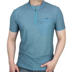 MOUNTIST 男士風網眼短袖拉鍊 T恤