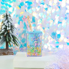 벨르비에 파스텔 연필꽂이 스퀘어, 블루, 1개