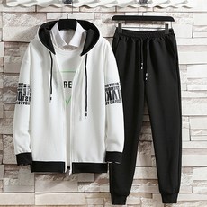 Fashion Flow 休閒連帽T恤 + 長褲套裝