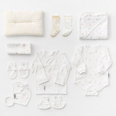 moms nature 嬰兒禮品組 12入 Elephant款