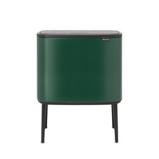 brabantia Bo Touch Bin 內桶式垃圾桶 11 + 23L, 松綠色, 1個
