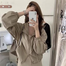 PEONIST 運動長袖防風連帽拉鍊外套