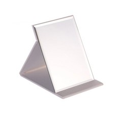 折疊長方形桌鏡 S號, 白色的