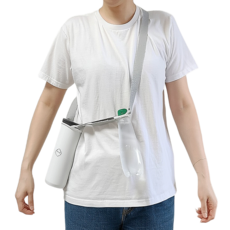 지안리빙 물병 텀블러 스트랩 홀더, 라이트그레이, 1개