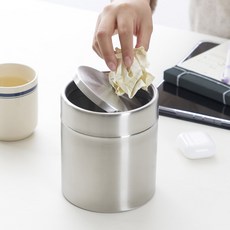 JAJU 迷你不鏽鋼搖擺式垃圾桶, 單一顏色