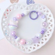 메르시밴드 동물 우주선 키링