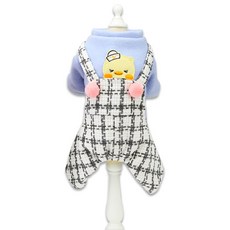 DING DONG PET 寵物背帶小雞T恤, 藍色