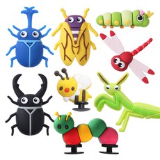 PlayBits 鞋子配件 3D 零件 8 件套 A