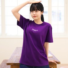 루나걸 여성용 통기성 파리스 17수 나염 라운드티 L24SMT060304