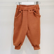 플레이몰 아동용 컬러플 니트 배기바지