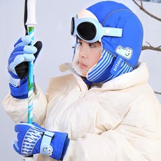 HARAROI 卡通滑雪鋪棉手套