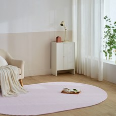 아담데코 스트라이프 카페트 러그 타원형