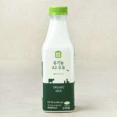 제주우유 유기농 A2 우유, 750ml, 1개