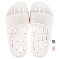 paperplaneskids 兒童低腳背防滑浴室拖鞋, 1組, 白色