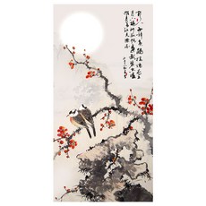 帶來好運的雉雞東洋畫