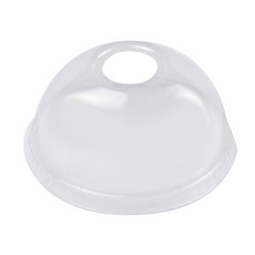 아이엔피 PET 아이스컵리드 92파이 돔타공뚜껑, 돔형, 50개, 1세트