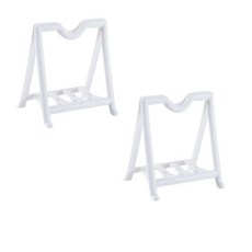 템플라이 도마 냄비 뚜껑 거치대, 화이트, 2개