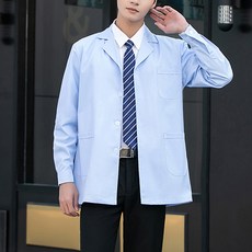 UNHEV 男士護士工作服上衣 薄款長袖