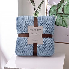 마름모패턴 보들보들 도톰한 플란넬 담요