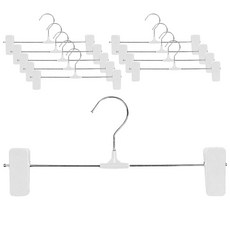 LIENO 無痕高級款褲架, 白色, 10個