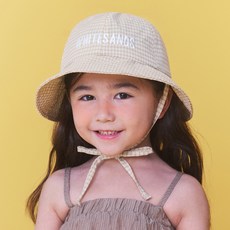 whitesands 兒童款柔軟格紋圓頂Zenith漁夫帽