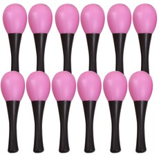 砂槌玩具, 粉色, 12支