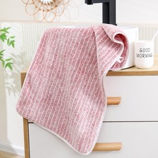 Sonio Line 柔軟沐浴浴巾 250g 聚酯纖維紗 大, 01 粉紅色, 1個