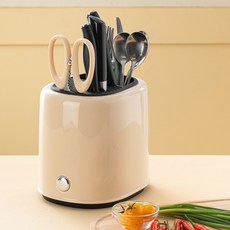 YULARA基本瀝水刀架, 淺褐色, 1個