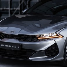 BRENTHON DESIGN 汽車 DL3 第三代 前車標 BM3-114 適用於 2020 K5 混合色, 銀色 + 黑色, 2020年第五季度