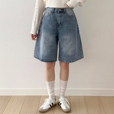 Planday 女款Devo百慕達牛仔褲