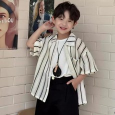 pinkb 兒童網紗透視襯衫