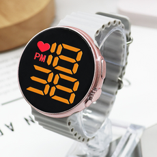 Daily Nest 簡便運動手錶, 1個, 灰色