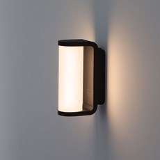 WONHA DS Shuret 無頻閃 LED 壁燈 15W, 黑色, 燈泡色