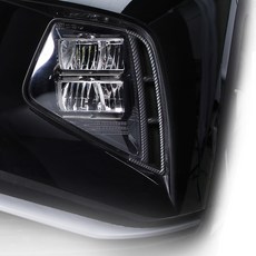 메이튼 풀체인지 튜닝프론트 휀다 가니쉬, 카본블랙, 1개