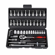 多功能工具套筒扳手46件組, 1組, 1套