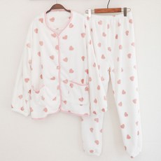 글램공감 여성용 팔레트 투피스 잠옷 상하의 세트