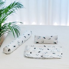 아띠블랑 신생아 준비물 3종 세트, 스카이펭귄