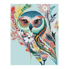 아이러브페인팅 DIY 보석십자수 캔버스형 동물 40 x 50 cm, 1개