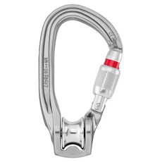 PETZL ROLLCLIP Z 螺絲鎖定滑輪鉤環 AP-P75SL, 1個, 灰色