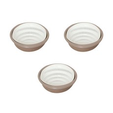 SNAZZY Duo 洗滌盆 3入, 棕色, 3個