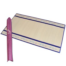 竹編地墊+收納袋