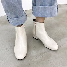 어바웃슈 윌로우 베이직 심플 앵클부츠