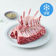 뉴질랜드 램 크라운 프렌치랙 스테이크 1.2kg + 시즈닝 7g x 2개입 세트 (냉동), 1세트