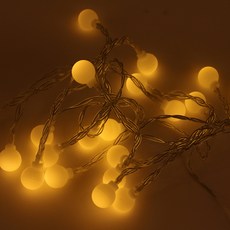 ShenzhenProductsCompany LED 앵두 줄전구 20구, 옐로우