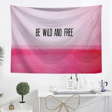 어반프롭 인테리어 대형 패브릭 포스터 가리개 커튼 고급형 태피스트리 + 고정핀 3p + 집게 2p, 와일드